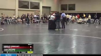 95 lbs Finals (2 Team) - Cash Watkins, Tennessee Black vs Greeley Kerkvliet, Iowa Silver