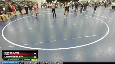 100 lbs Cons. Round 5 - Cassandra Medrano, Lightning Wrestling Club vs Emily Doolittle, Florida