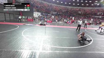 72 lbs Semifinal - Abram Marx, Winneconne Youth vs Bennett Jones, Peshtigo