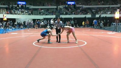 120-130 lbs Round 2 - Dalaney Moore, Tabb Wrestling Club vs Emma Jones, Jolliff Middle School