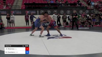 82 kg Rnd Of 16 - Arvin Khosravy, California vs Macallistair Chambers, Kansas