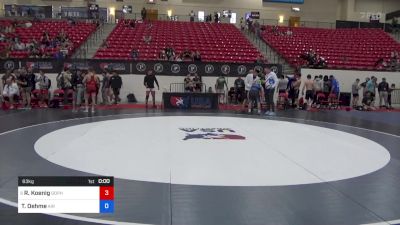 63 kg Rnd Of 16 - Rhett Koenig, Gopher Wrestling Club - RTC vs Trason Oehme, Air Force Regional Training Center