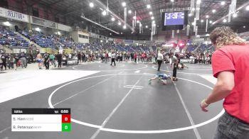 52 lbs Semifinal - Samantha Ham, Nebraska Wr Ac vs Brax Peterson, Moffat County