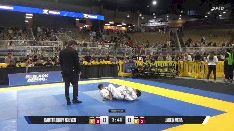 Jake N Vera vs Carter Cory Nguyen 2025 Pan Kids Jiu-Jitsu IBJJF Championship