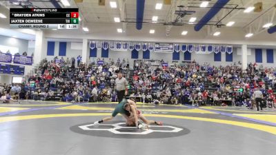 113 lbs Champ. Round 2 - Jaxten Deweese, Tinora vs Brayden Atkins, Columbia City