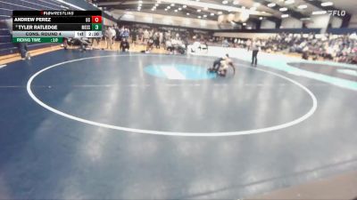 133 lbs Cons. Round 4 - Tyler Ratledge, Messiah vs Andrew Perez, Ursinus
