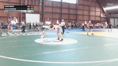 170 lbs Quarterfinal - Ryan Meier, Blair Academy vs Cole Dunham, Iron Horse Wrestling Club