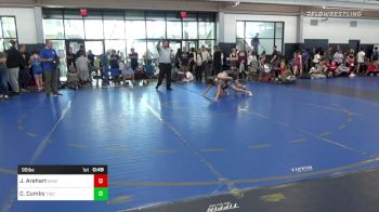 95 lbs Consi Of 8 #2 - Jonathan Arehart, Grindhouse Wrestling vs Colin Cumby, The Wrestling Center