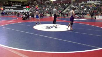 4A 106 lbs Cons. Semi - Isaac Lowe, Paris High School vs Nathan Osburn, Central Arkansas Christian School