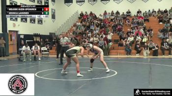 Girls-145 lbs Semifinal - Jessica Lagunes, Wilson`s Wildcats vs Melodie Guzik-Upchurch, Brower`s Brawlers