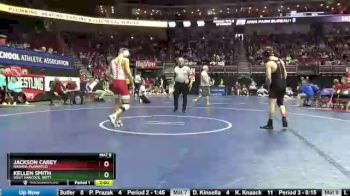 1A-152 lbs Champ. Round 2 - Kellen Smith, West Hancock, Britt vs Jackson Carey, Nashua-Plainfield