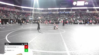 60 lbs Consi Of 8 #1 - Elliott Steinkirchner, East Kansas Eagles vs Hayden Booth, Other