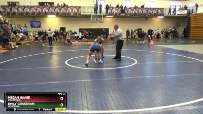 155 lbs Semifinal - Megan Haase, Wilsonville vs Emily Grassham, Woodburn