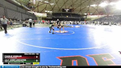 108 lbs 5th Place Match - Lilly Anne Lancaster, Port Angeles Wrestling Club vs Charlie Wheeler, Mat Rats Rebooted