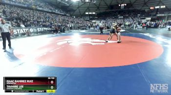 3A 132 lbs Semifinal - Tavarre Lee, Lincoln (Tacoma) vs Isaac Ramirez Ruiz, Hermiston