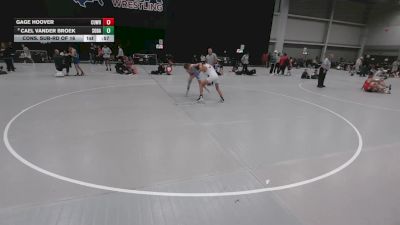 115 lbs Cons. Sub-rd Of 16 - Gage Hoover, Cushing Wrestling vs Cael Vander Broek, South Dakota