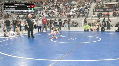 49-53 lbs 3rd Place Match - Alivia Clute, Viper Wrestling Club vs Ella Slatter, Mt Spokane Wrestling Club