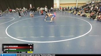 105 lbs Round 1 - Capri Johnson, SD vs Myla Woolridge, MO