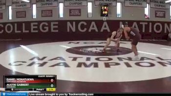 133 lbs Champ. Round 1 - Daniel Monatukwa, Concordia Moorhead vs Austin Gabbert, Augsburg