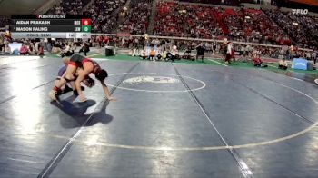 5A 150 lbs Cons. Semi - Mason Faling, Lewiston vs Aidan Prakash, Moscow