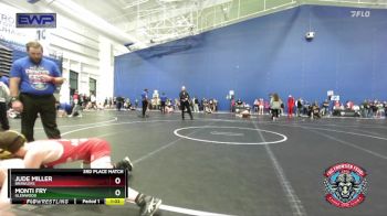 84 lbs 3rd Place Match - Jude Miller, Brawlers vs Monti Fry, Glenwood