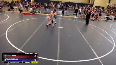 144 lbs Cons. Round 4 - Elliott Biba, WI vs Nolan Skebba, WI