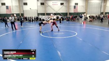 165 lbs Champ. Round 2 - Kaden Broer, Northern State vs Asadbek Fayzullaev, Northwest College