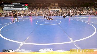 55 lbs Round Of 32 - Wyatt Michael, Contenders Wrestling Academy vs Jacques Finley, WTC
