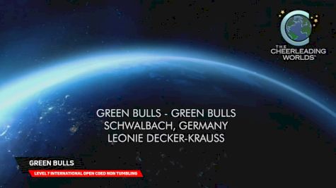 Green Bulls [2026 L7 International Open Coed Non Tumbling Semis] 2026 The Cheerleading Worlds
