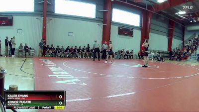 126 lbs Quarters & Wb (16 Team) - Kaleb Evans, North Miami vs Konor Fugate, Rochester