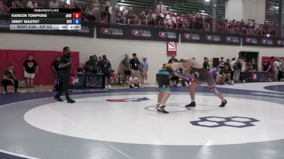 92F kg Champ. Round 2 - Karson Tompkins, Air Force Regional Training Center vs Jimmy Mastny, Relentless Training Center