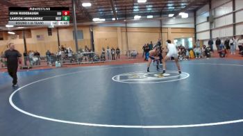 165 lbs Round 1 (6 Team) - John Rudebaugh, Eastern Oregon University (OR) vs Landon Hernandez, Westcliff