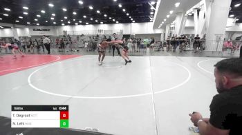 156 lbs 3rd Place - Titus Degroat, No Team vs Nikyah Lehi, Hidden Springs Wolves