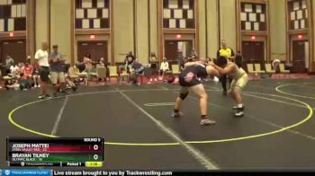 180 lbs Round 5 (6 Team) - Brayan Tilney, Olympic Black vs Joseph Mattei, Steel Valley Red