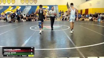 150 lbs Finals (8 Team) - Nathaniel Cabrera, Osceola (Kissimmee) vs Joshua Aviles, South Dade