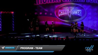 Program - Team [2022 Competition Division Round] 2022 American Cheer Power Columbus Grand Nationals
