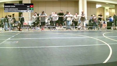 130 lbs Quarterfinal - Raiden Cook, Victory Wrestling-Central WA vs Ezra Archuleta, Lancet WC