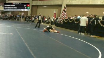 215 Championship Bracket Quarterfinal - Cohen Lumby, Stillwater vs Braeden Maxey, Mounds View