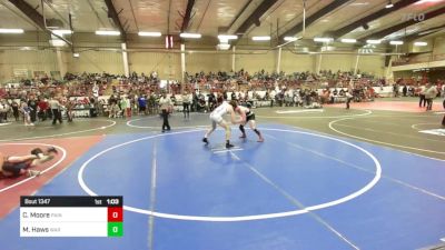 157 lbs Semifinal - Christopher Moore, Painted Desert vs Max Haws, War
