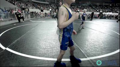 43 lbs Quarterfinal - Braxton Shackelford, Prime Wrestling vs Sebastian Summitt, Newkirk Takedown Club
