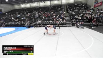 141 lbs Cons. Round 2 - Ryan Pope, Lehi vs Alex Pehrson, Copper Hills