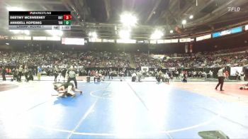 115 lbs Champ. Round 1 - Destiny McSweeney, Ontario vs Annibell Kopeinig, Thunder Ridge