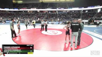 I-101 lbs Quarterfinal - Tanner Catrabone, Williamsville North/East vs Vincenzo Mannello, Briarcliff-Byram Hills-Valhalla-Westlake