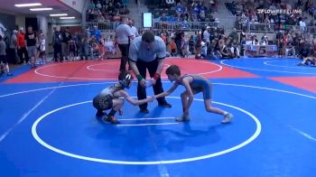 55 lbs Semifinal - Colton Hamlett, HBT Grapplers vs Waylan Hill, StandFast Wrestling