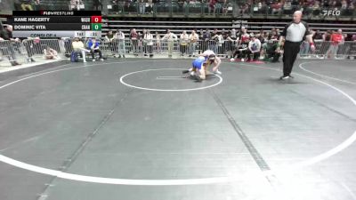 105 lbs Consi Of 4 - Kane Hagerty, Washington Twp vs Dominic Vita, Cranford