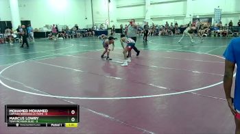106 lbs Round 2 (8 Team) - Marcus Lowry, Team Michigan Blue vs Mohamed Mohamed, Capitian Nebraska (A Team)