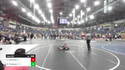 54 lbs Final - Duncan Martland, Big Game WC vs Noah Fresquez, Pomona Elite