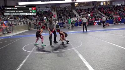 65 lbs Cons. Round 1 - Maya Pacha, Marysville vs Nataleigh Secrest, Red Devil