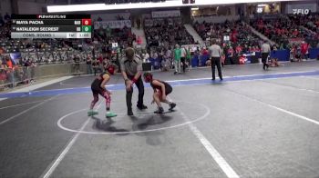 65 lbs Cons. Round 1 - Maya Pacha, Marysville vs Nataleigh Secrest, Red Devil