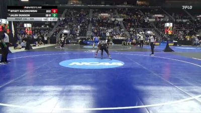 125 lbs Cons. Round 2 - Wyatt Kaczrowski, Augsburg vs Jalen Dunson, Wis.-Whitewater
